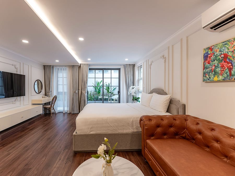 1 habitación, ropa de cama de alta calidad y colchones con pillow-top