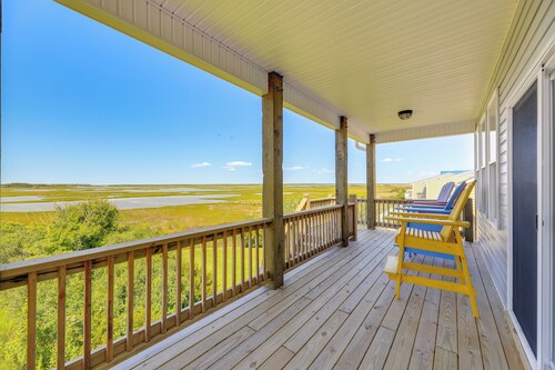 North Topsail Getaway w/ Panoramic Sound Views!