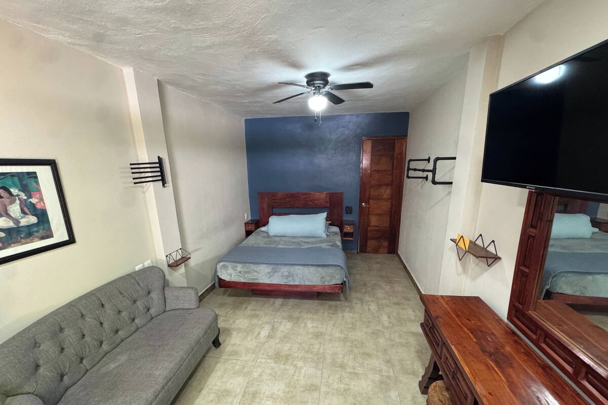 Mökki, terassi | Kannettavalle tietokoneelle sopiva työtila, ilmainen Wi-Fi