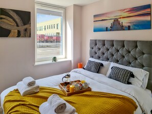 1 bedroom, iron/ironing board, travel crib, internet