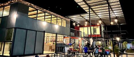 Voorkant van accommodatie