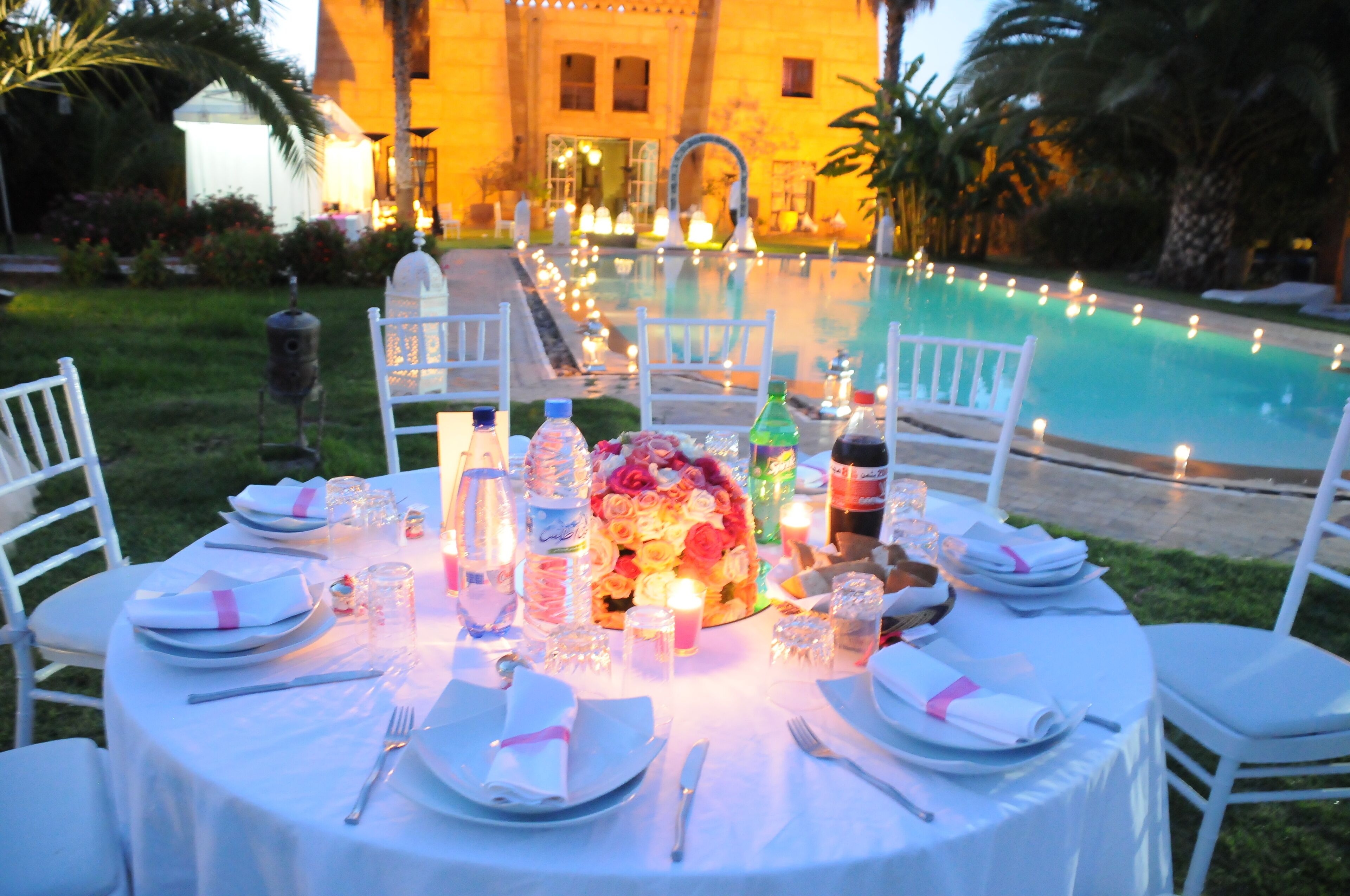 Espace mariage en plein air