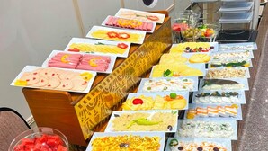 朝食ビュッフェ