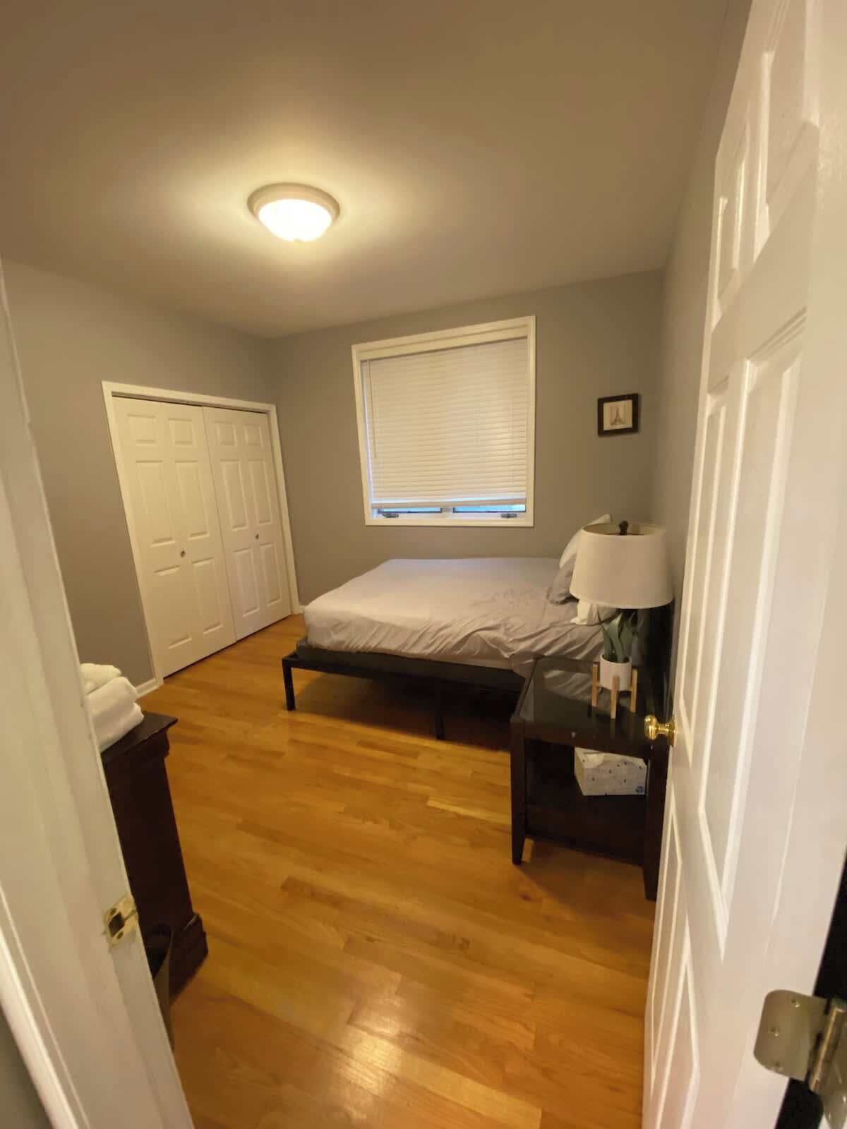 2 bedrooms, iron/ironing board, travel crib, WiFi