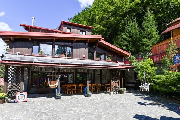 Majoituspaikan julkisivu