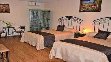 Laptop workspace, iron/ironing board, free WiFi, bed sheets