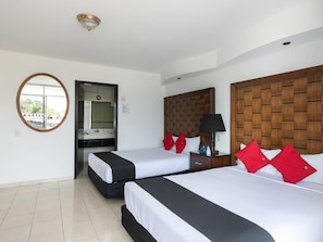 Kamar Standar, 2 Tempat Tidur Double | Wi-Fi gratis dan seprai linen