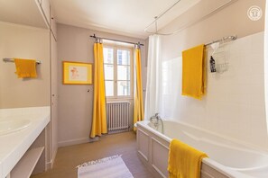 Badekar, håndklæder