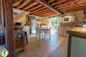 Microwave, oven, dishwasher, high chair