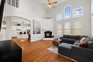 Living area - Charming Raleigh Retreat: Central, Connected & Close to I-540! (Raleigh)