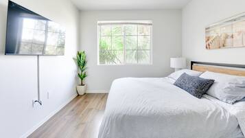 3 bedrooms, iron/ironing board, travel crib, WiFi