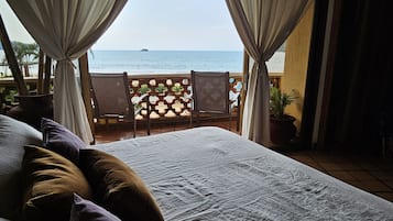 Panoramic-Doppelzimmer, 1 King-Bett, Meerblick