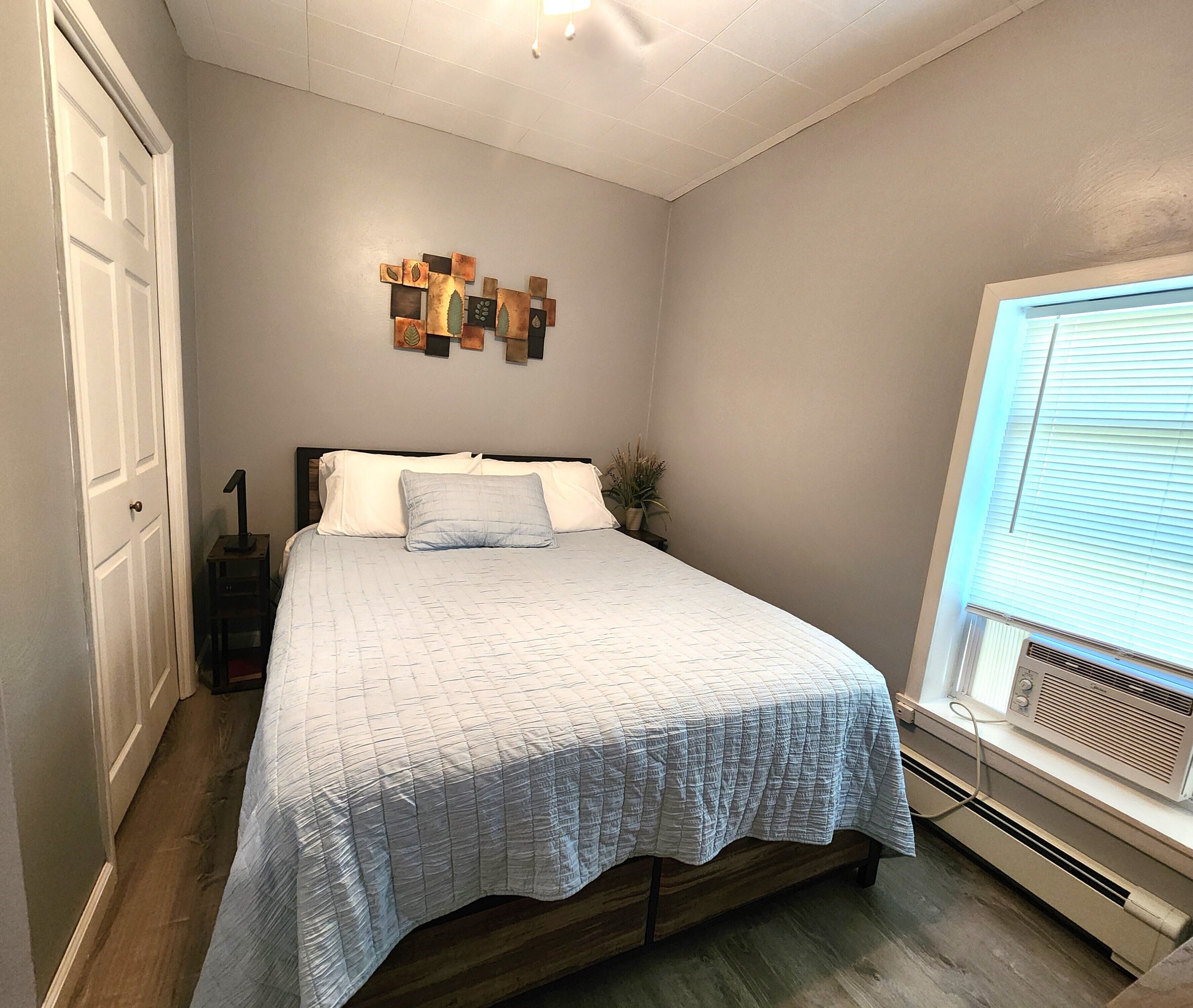 1 makuuhuone, silitysrauta/-lauta, vauvan matkasänky, ilmainen Wi-Fi