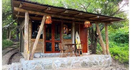 Nice cottage in a hill in middle of nature near the beach