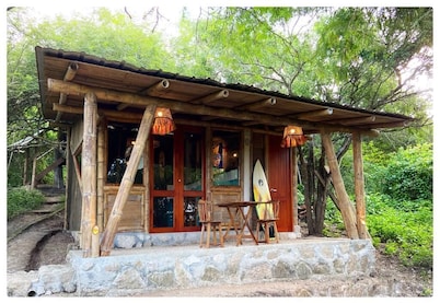 Nice cottage in a hill in middle of nature near the beach