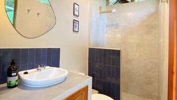 Shower, toilet paper