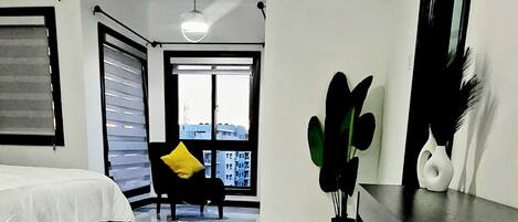 2 bedrooms, in-room safe, iron/ironing board, WiFi