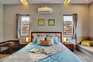 2 bedrooms, iron/ironing board, WiFi, bed sheets - Radhyam, Lux 2BHK Villa with Pvt Pool near Udaipur (udaipur)