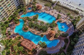 Indoor pool, outdoor pool