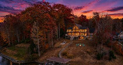 Stunning Public Side Lake Anna Waterfront Heated Pool Game Room Boatdock Hot Tub Firepit