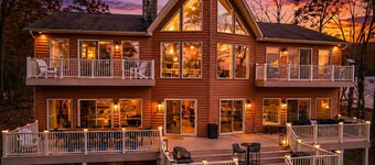 Stunning Public Side Lake Anna Waterfront Heated Pool Game Room Boatdock Hot Tub Firepit