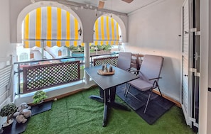 Outdoor dining - Awesome apartment in Puerto de Mazarron (Puerto de Mazarron)