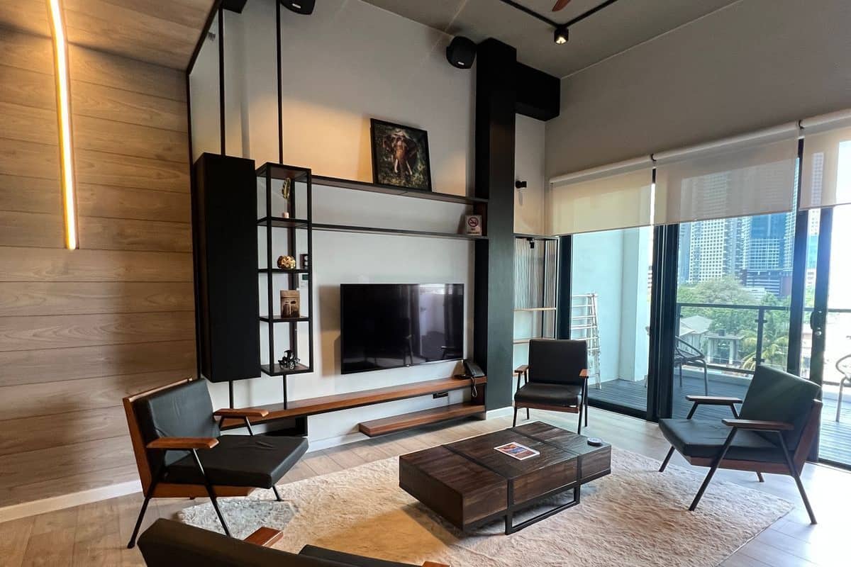 Design Apartment, 2 Bedrooms, 2 Bathrooms | Living area