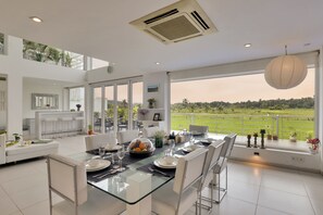 Dining - Risaia Fully Furnished 4BHK Villa Pvt. Pool (Nerul)