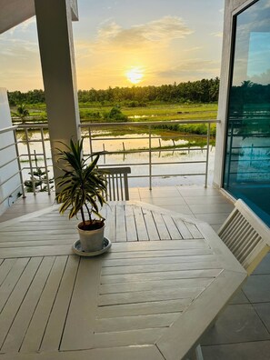 Terrace/patio - Risaia Fully Furnished 4BHK Villa Pvt. Pool (Nerul)