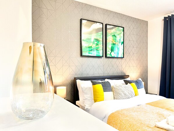 1 soverom, strykejern/-brett, wi-fi og sengetøy