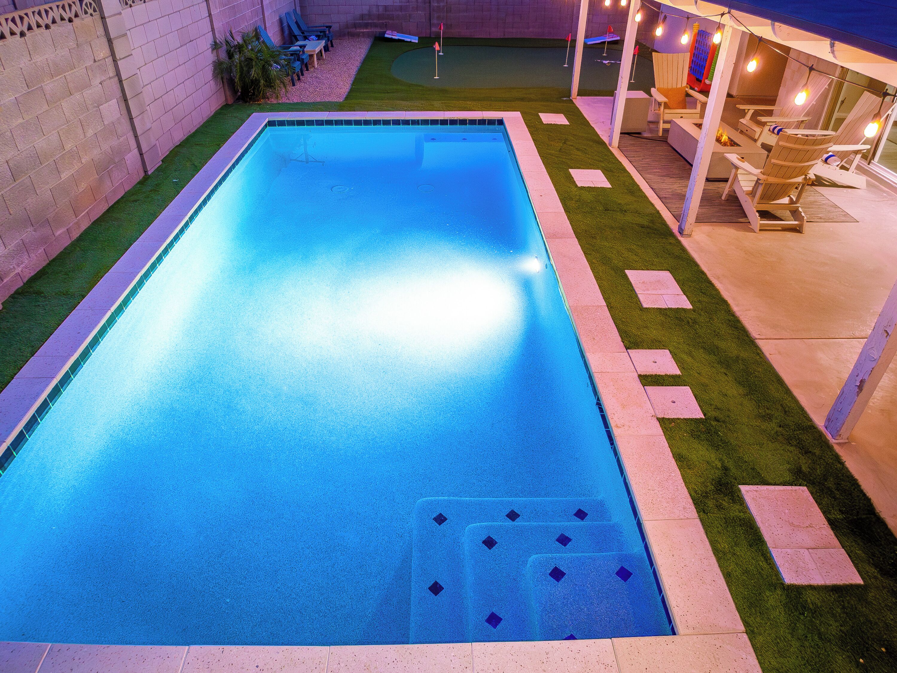 Uppvärmd pool