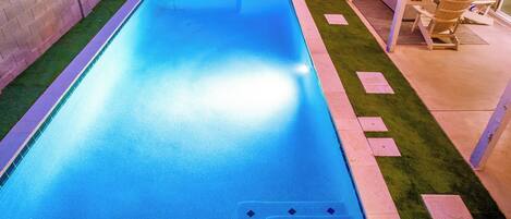Una piscina climatizada