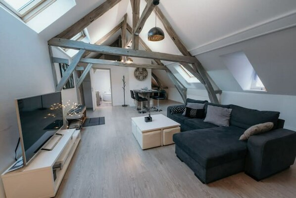 Living area - 🔸appartement Cousin - Hypercentre Charleville🔸 (Charleville-Mézières)