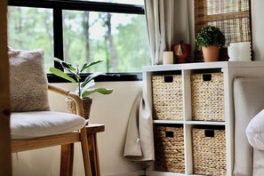 Interior - Discover Pine Haven Retreat—a modern farmhouse camper in Hochatown/Broken Bow (Broken Bow)