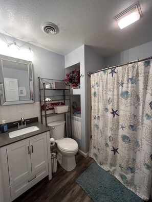 Hair dryer, towels, soap, shampoo - Family-Friendly Cottage w/ Porch, Kayaks & Bikes – Short Drive to Bethany (Bethany Beach)