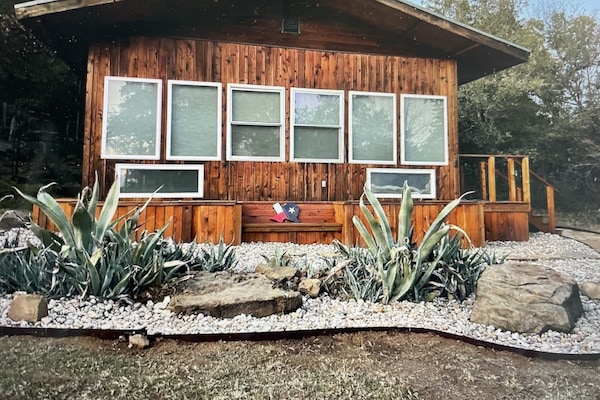 Rustic, secluded getaway in the scenic foothills of the Palo Pinto Mountains.
