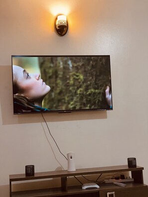 Television - Beautifully furnished apartment curated to host 2 guests comfortably. (Mombasa)