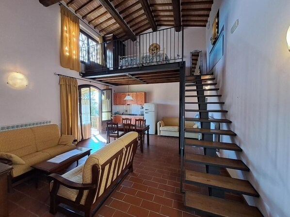 Living area - Apartment Radicchio La Burraia (GAMBASSI TERME)