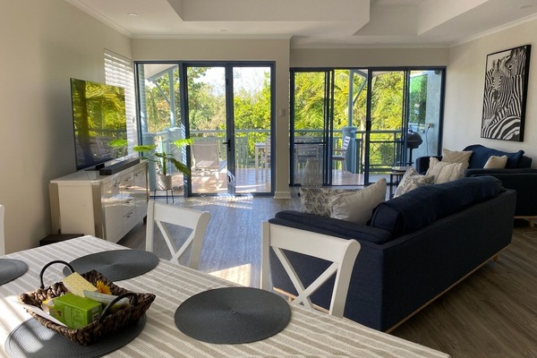 Main living/dining area. Spacious with ocean breezes