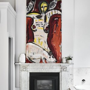 Estudio (Suite 10) | Tabla de planchar con plancha, wifi gratis, ropa de cama