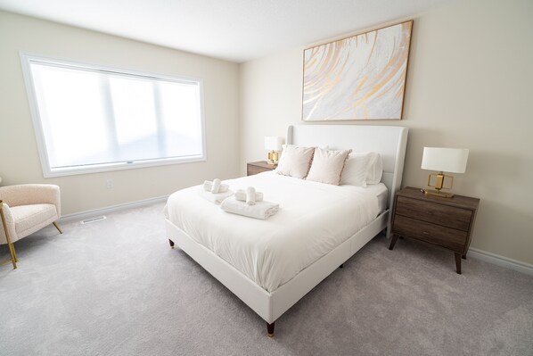 4 chambres, Wi-Fi, literie fournie