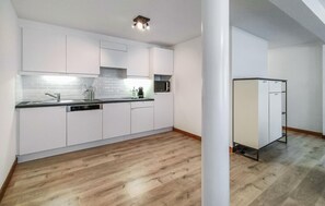 Réfrigérateur, micro-ondes, plaque de cuisson, lave-vaisselle