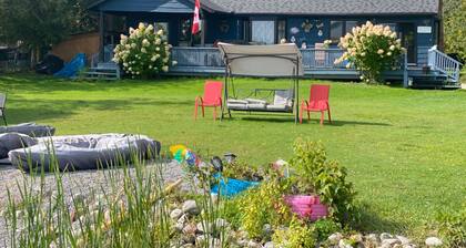 Sunrise net on Pigeon Lake 4 season cottage