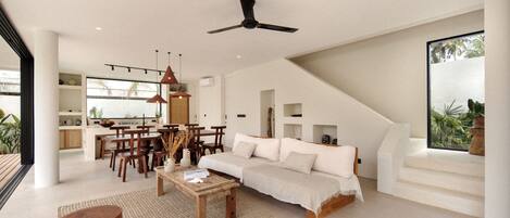 Villa, 2 Bedrooms, Private Pool | Living area