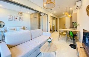 Premium Apartment | Living area - The Song Apartment - Homestay Vung Tau 1992 (Ho Chi Minh City)