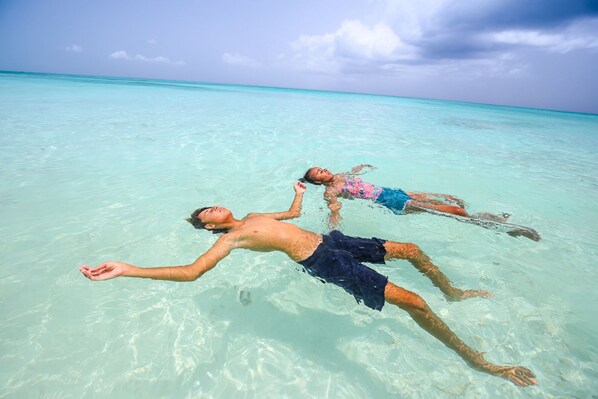 Camastros y toallas de playa