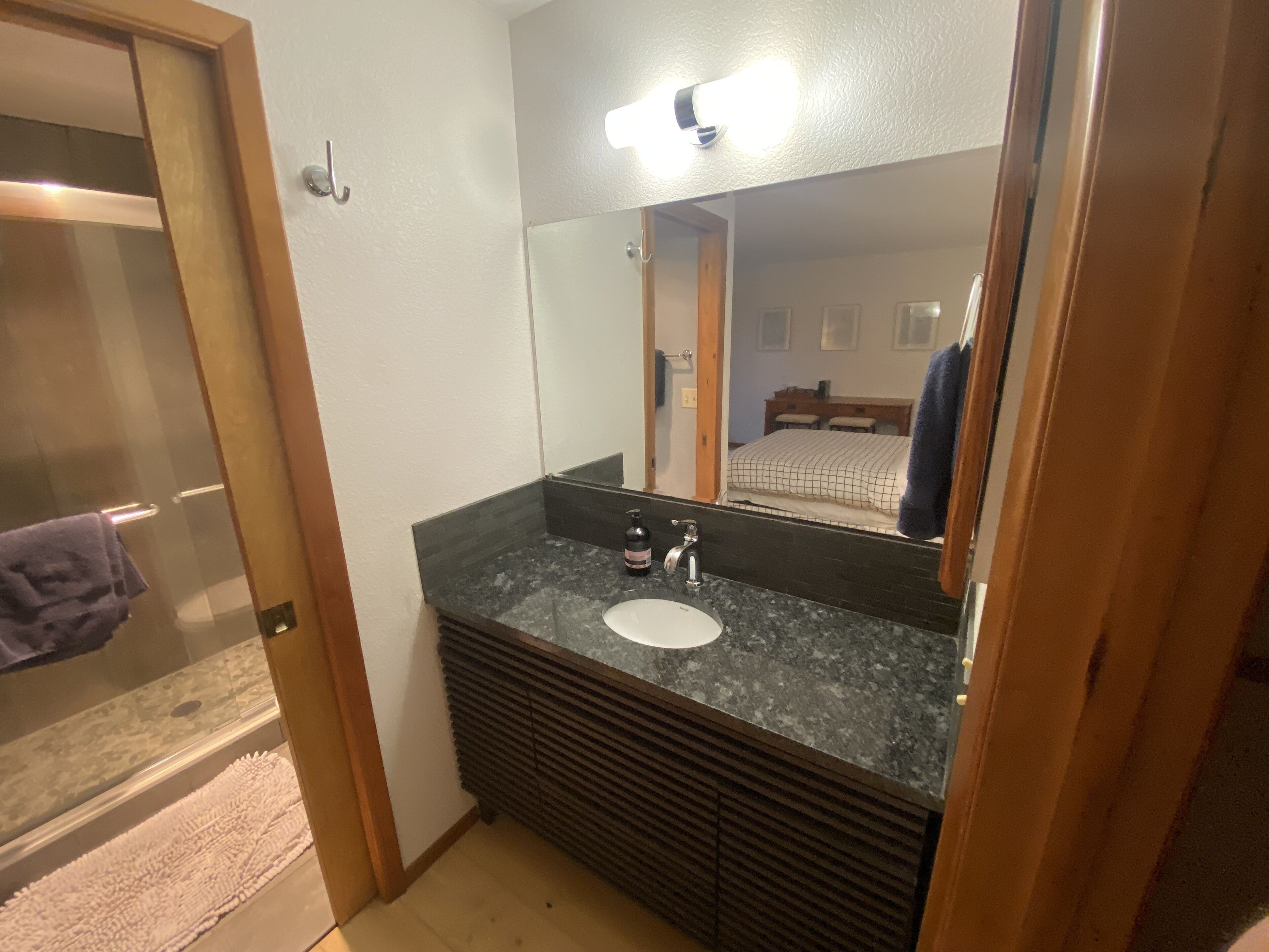 Towels, soap, toilet paper