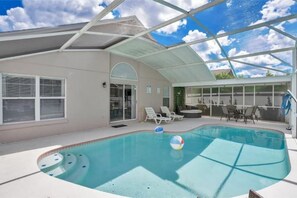 Outdoor pool, a heated pool - Entire House with Private Pool in Four Corners
(Kissimmee)