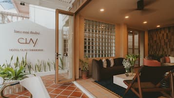 Sala de estar en el lobby