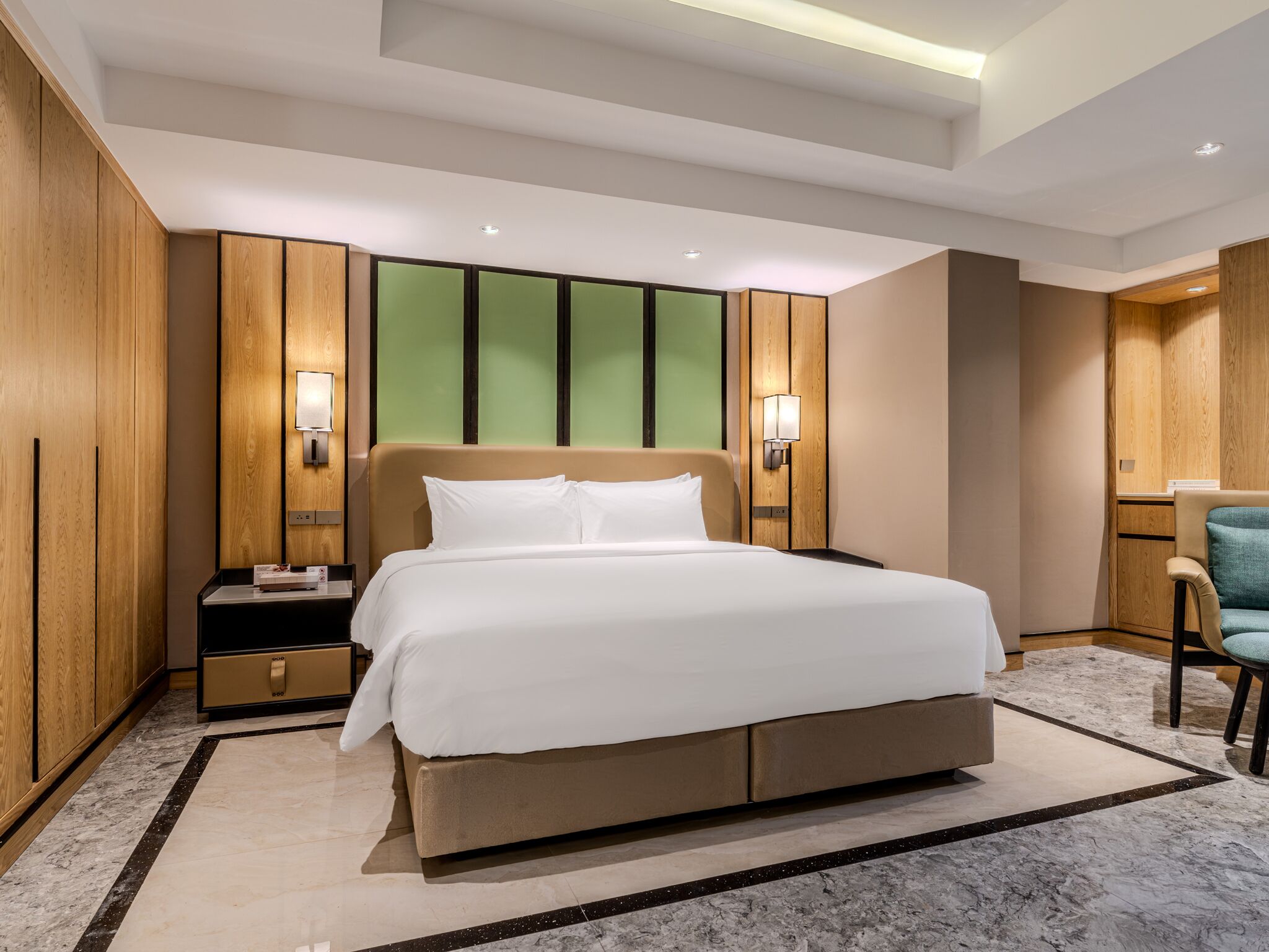 極品客房, 1 間臥室, 邊間 | 1 間臥室、客房內保險箱、書桌、熨斗/熨衣板